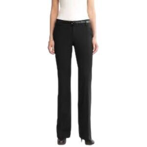 Banana Republic Black Martin Fit Lightweight Wool Trousers 2